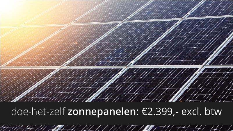 Zonnepanelen aanbieding